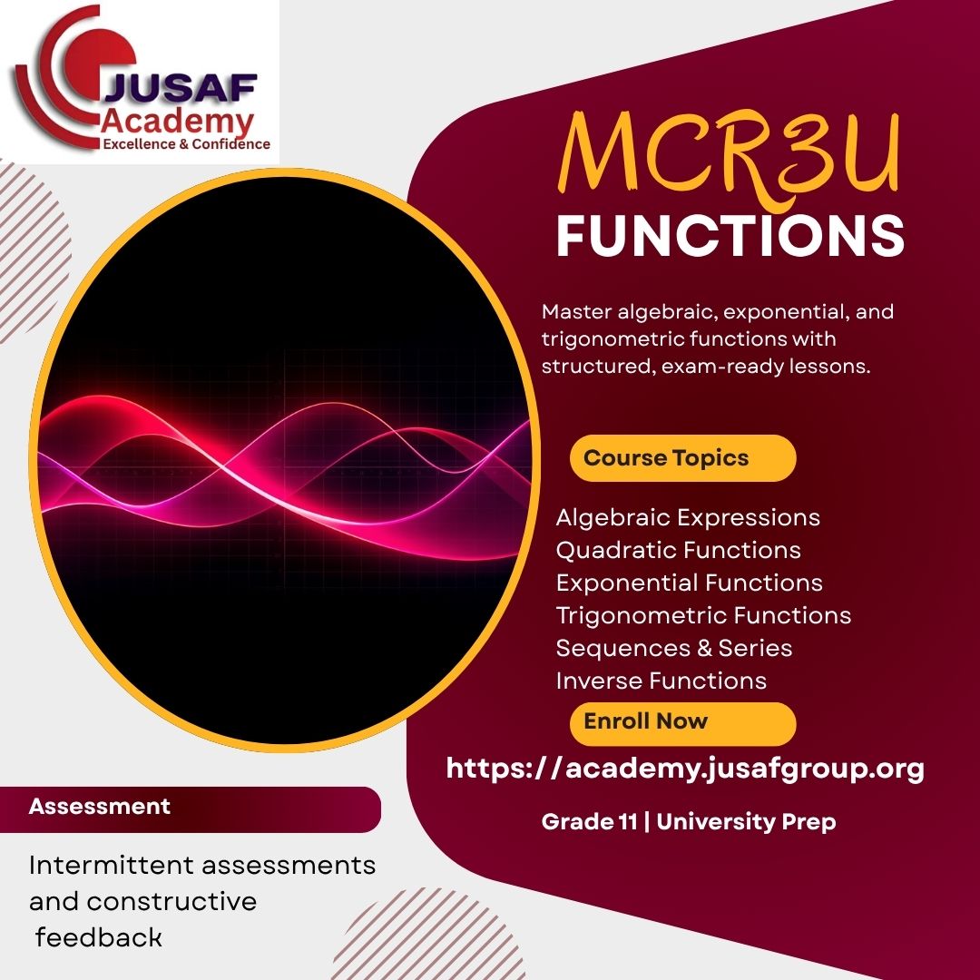 MCR3U: Functions